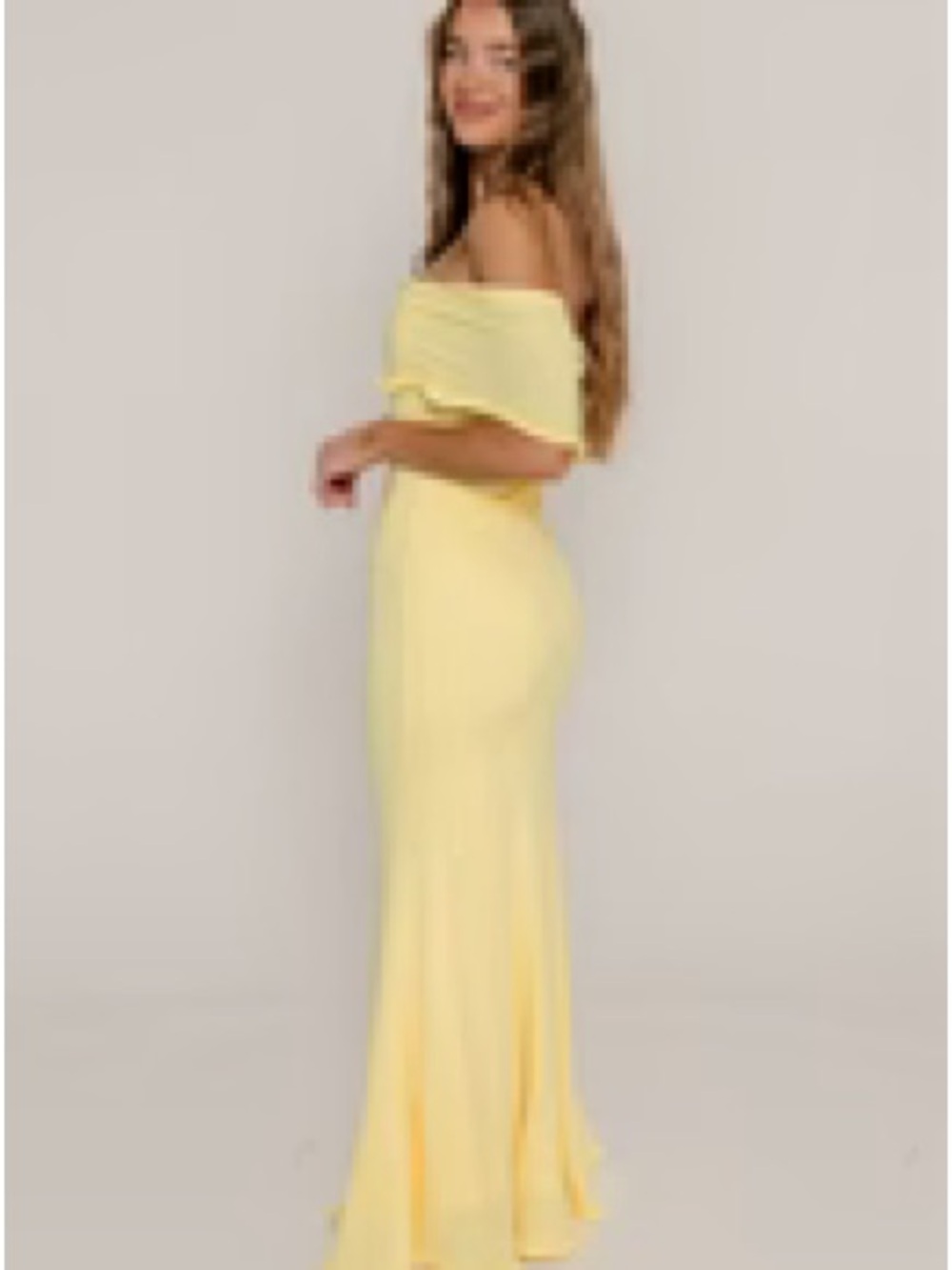 Worth Collective Tommie Maxi Dress in Butter Yellow - Picture 3 of 4